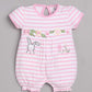 Half Sleeves Romper/Sleepsuit for Baby Girls 100% Pure Cotton-PINK