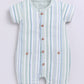 Multi Color Striped Baby Boy Half Sleeves Romper-PISTA