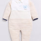 BabyGo Full Sleeve Baby Boy Romper-Beige