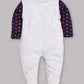 Full Sleeves Pirate Rompers/Bodysuit/Sleepsuit for Baby Boys-NAVY