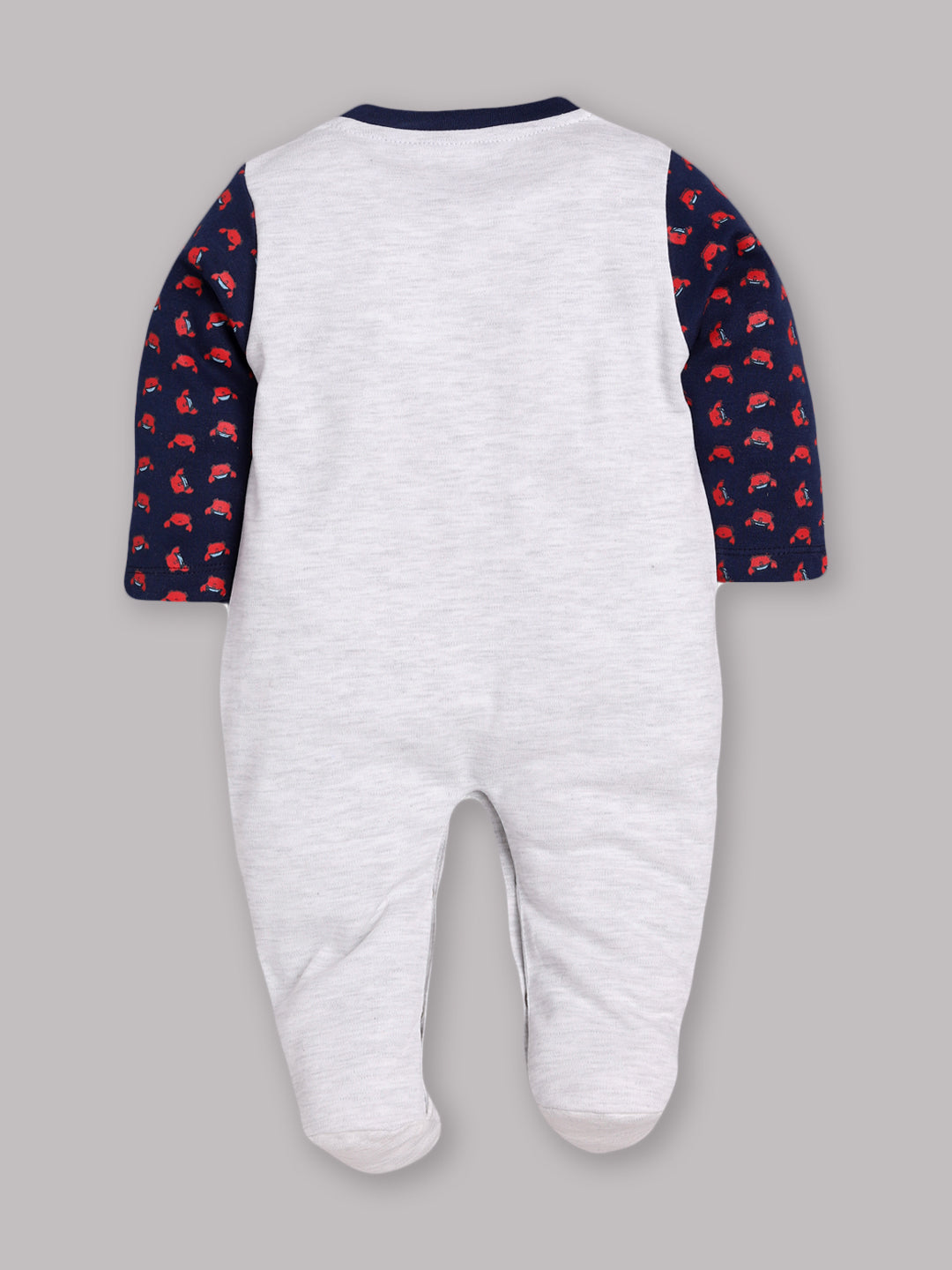 Full Sleeves Pirate Rompers/Bodysuit/Sleepsuit for Baby Boys-NAVY