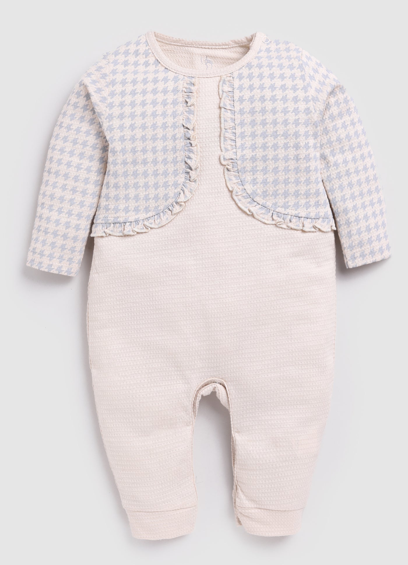 Designer Baby Girl Romper-Beige