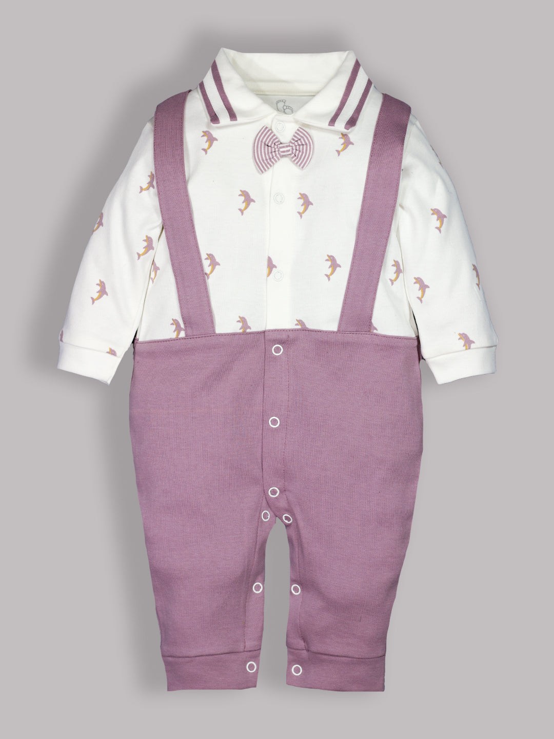 Designer Rompers for Baby Boys 100% COTTON-MUD