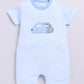 Baby Boy Car-toon Half Sleeves Romper - Blue