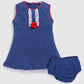 Sleeveless Baby Girl Frock-Navy