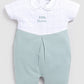 Little Prince Designer Baby Boy Romper- Pista Green