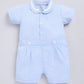 Baby Boy Summer Half Sleeves Romper-BLUE