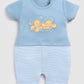 Little Friend Designer Baby Boy Romper-Blue