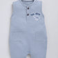 Baby Boy Sleeveless Desiger Romper-BLUE