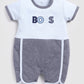 Designer Boss Baby Boy Romper-Navy