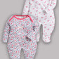 Comfortable Cotton Rompers/Sleepsuits for Baby Boys and Girls - Pack of 2 Combo FUSHIA