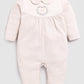 Solid Beige Baby Girl Romper