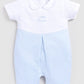 Little Prince Designer Baby Boy Romper- Sky Blue