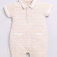 Smart Baby Boy Romper-Beige