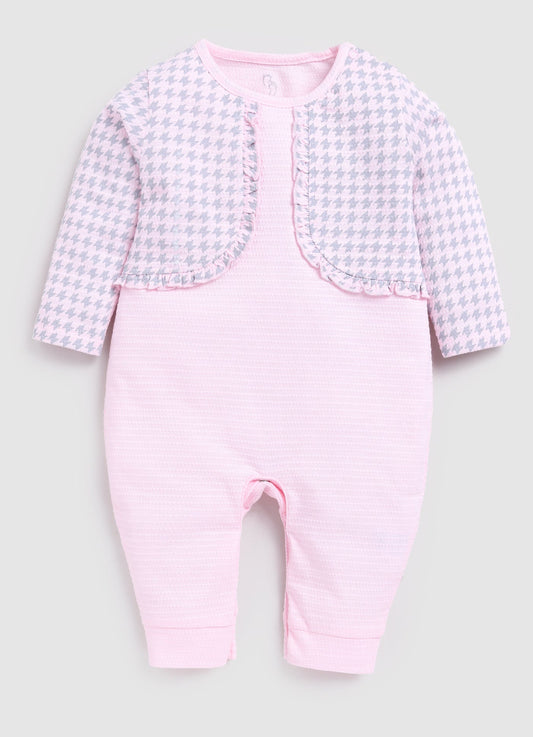 Designer Baby Girl Romper-Pink