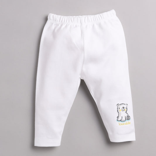 BABY GO unisex-baby Cotton Pyjamas WHITE MELLANGE