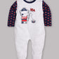 Full Sleeves Pirate Rompers/Bodysuit/Sleepsuit for Baby Boys-NAVY