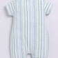 Multi Color Striped Baby Boy Half Sleeves Romper-PISTA