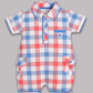 Half Sleeves Romper for Baby Boys 100% Pure Cotton-ROYAL