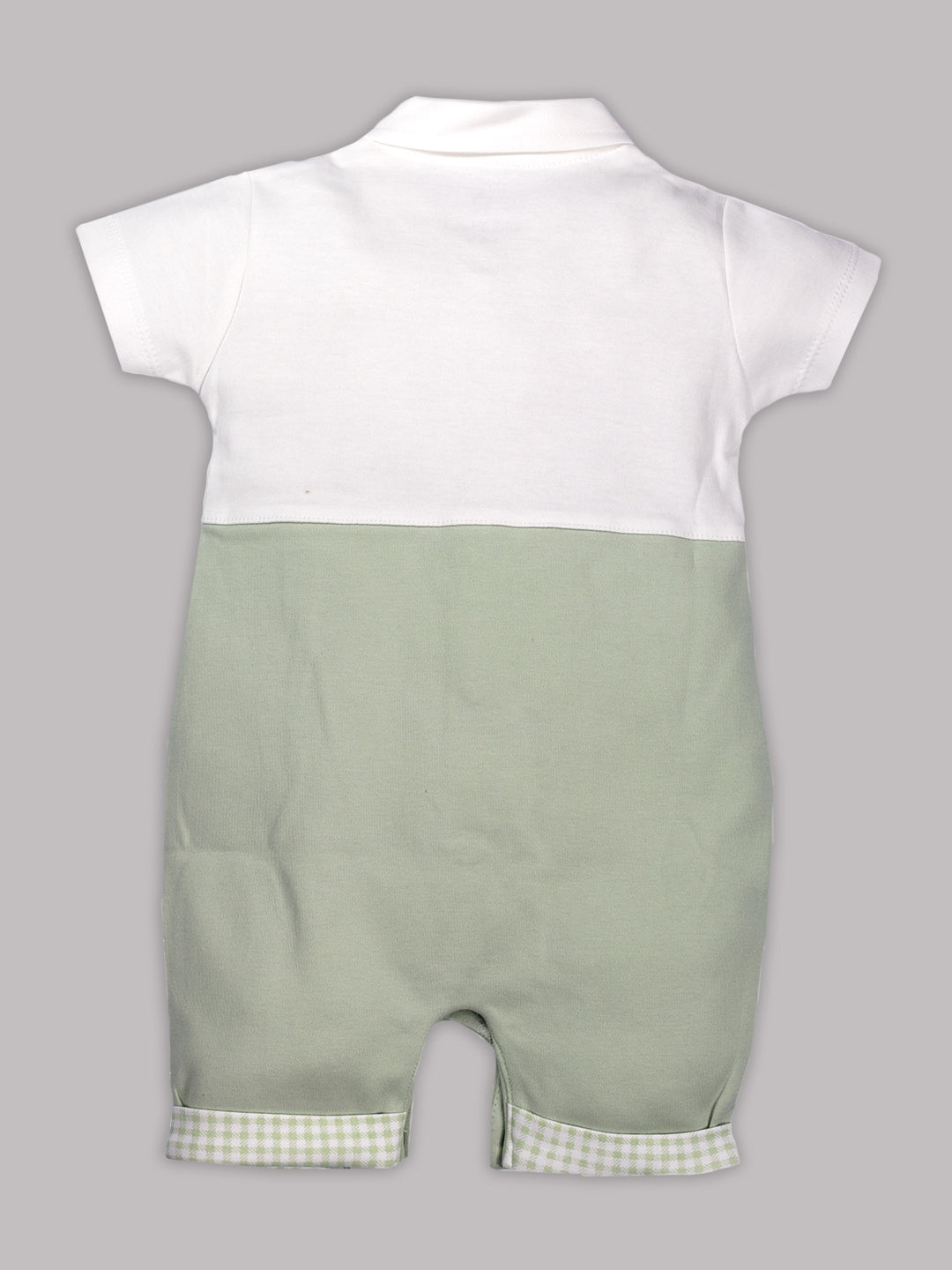 Half Sleeves Round neck Romper/Summer clothes/Creeper/new born/infent wear/ for Baby Boys 100% Pure Cotton-OLIVE