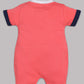 Half Sleeves Round neck Romper/Summer clothes/Creeper/new born/infent wear/ for Baby Boys 100% Pure Cotton-T.RED