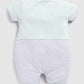 Designer Boss Baby Boy Romper-White