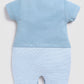 Little Friend Designer Baby Boy Romper-Blue