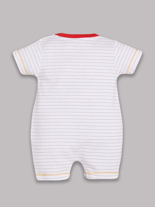 Half Sleeves Round neck Romper/Summer clothes/Creeper/new born/infent wear/ for Baby Boys 100% Pure Cotton-RED