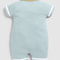 Formal Striped Baby Boy Romper-Green