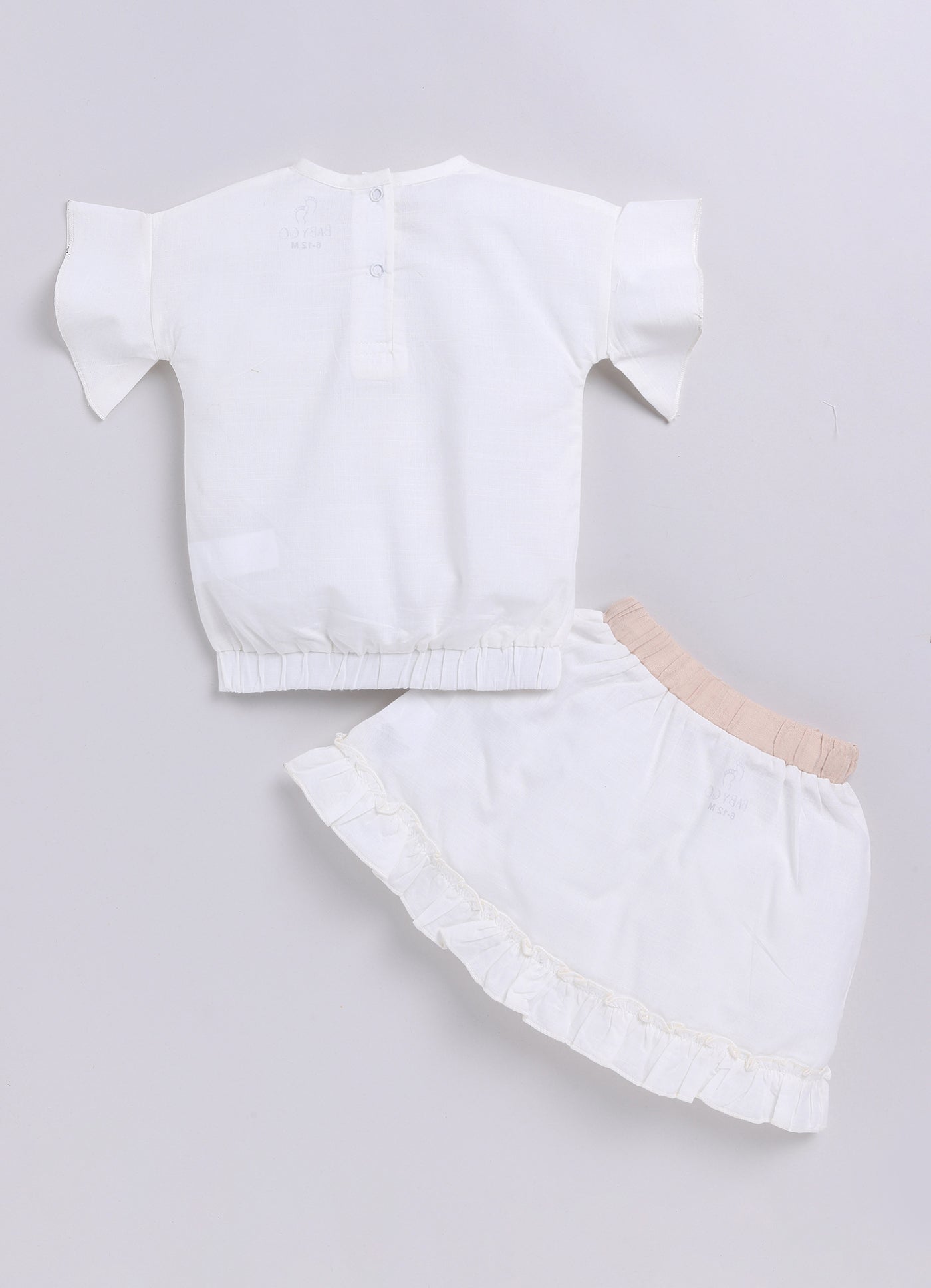 Baby Girl Floral T shirt & Short-OFF WHITE