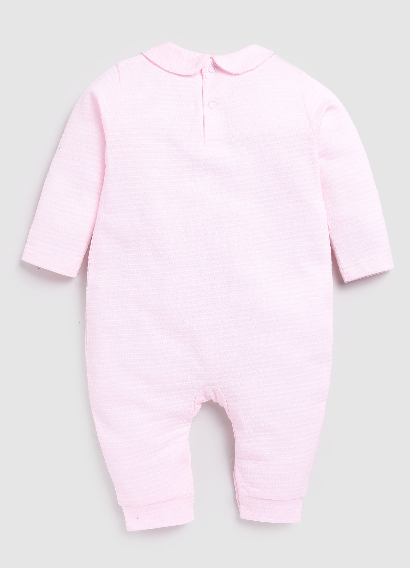 Solid Pink Baby Girl Romper