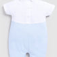 Little Prince Designer Baby Boy Romper- Sky Blue