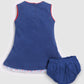 Sleeveless Baby Girl Frock-Navy