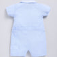 Baby Boy Summer Half Sleeves Romper-BLUE