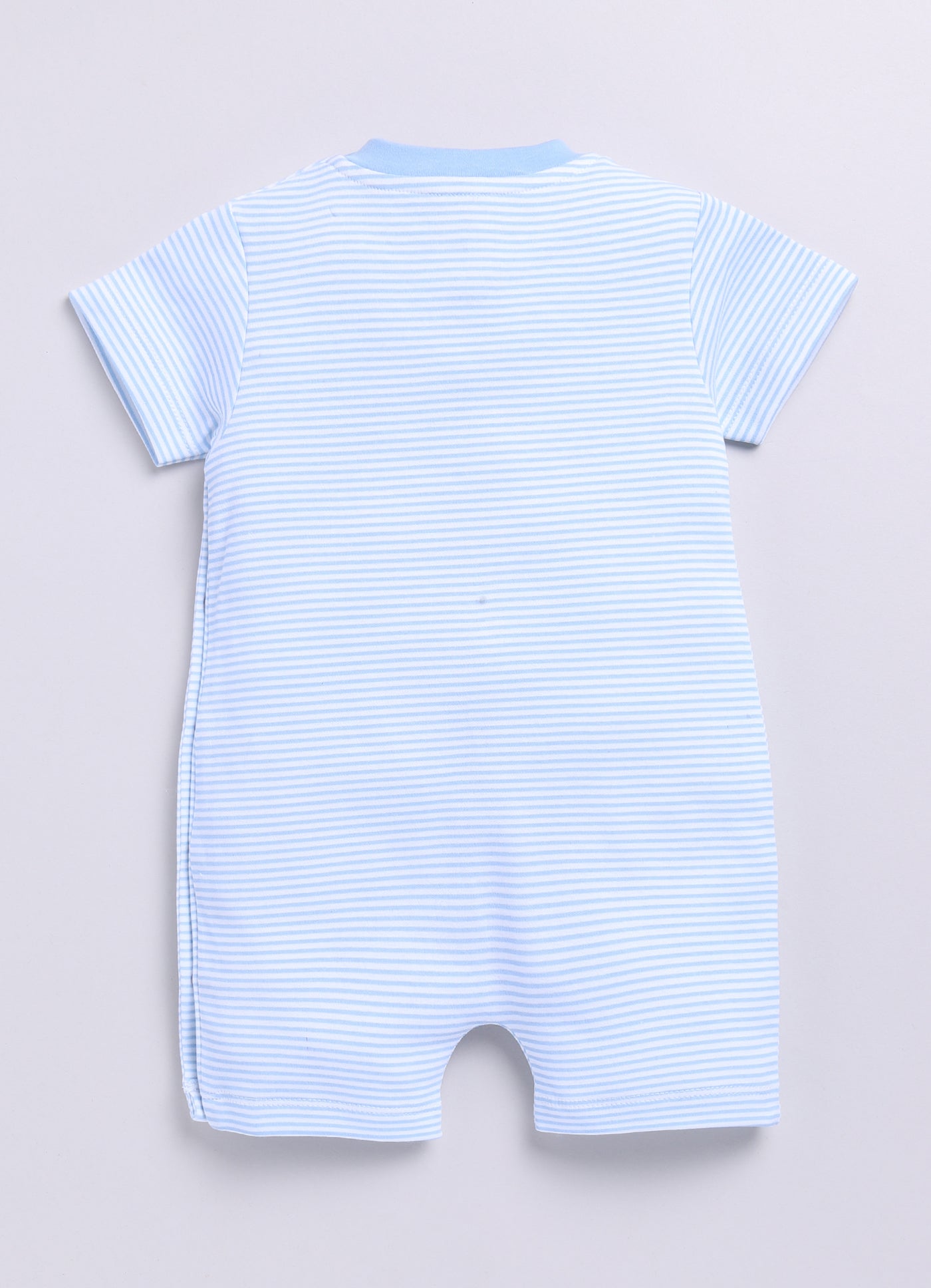 Baby Boy Car-toon Half Sleeves Romper - Blue