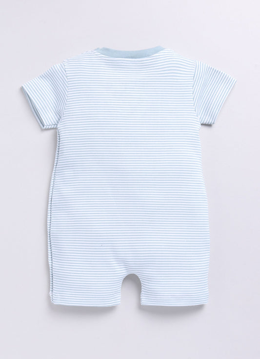 Baby Boy Car-toon Half Sleeves Romper - Pista