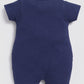 Designer Printed Baby Boy Romper-Navy