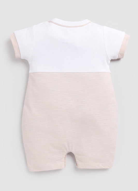 Little Salor Romper for Baby Boy-Beige