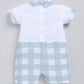 Baby Boy Checked Summer Cute Romper-PISTA