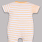 Half Sleeves Round neck Romper/Summer clothes/Creeper/new born/infent wear/ for Baby Boys 100% Pure Cotton-YELLOW