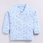 Cute Sheep Printed Baby Boy Night Suit-SKY BLUE