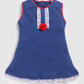 Sleeveless Baby Girl Frock-Navy