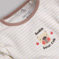 Baby full sleeve Cotton Dress/T-shirts pant set clothes for baby Boy BEIGE