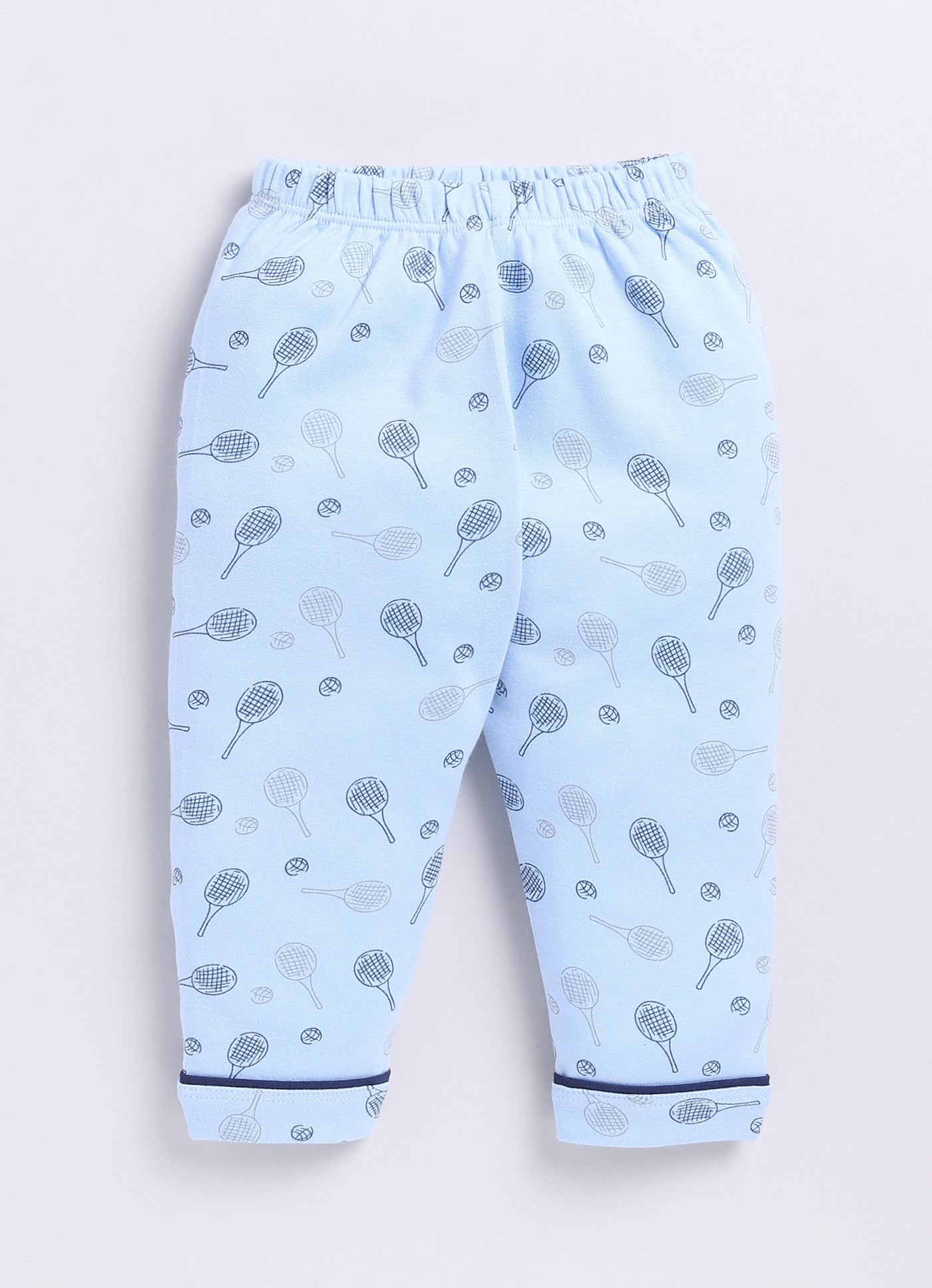 Fun Printed Baby Boy Night Suit-BLUE