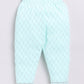 Baby Girl Comfy Half Sleeves Night Suit-LIGHT GREEN