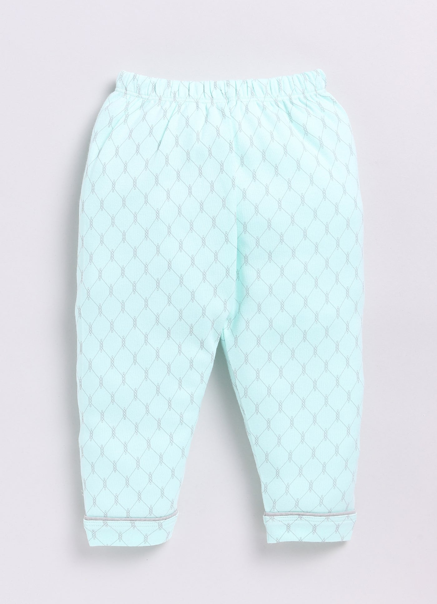 Baby Girl Comfy Half Sleeves Night Suit-LIGHT GREEN