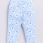 Cute Sheep Printed Baby Boy Night Suit-SKY BLUE