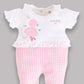 Half Sleeves Romper/Sleepsuit for Baby Girls 100% Pure Cotton-PINK