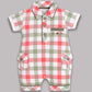 Half Sleeves Romper for Baby Boys 100% Pure Cotton-OLIVE