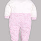 BABY GO 100% Pure Cotton Full Sleeves Rompers/Bodysuit/Sleepsuit for Baby Girl-PINK